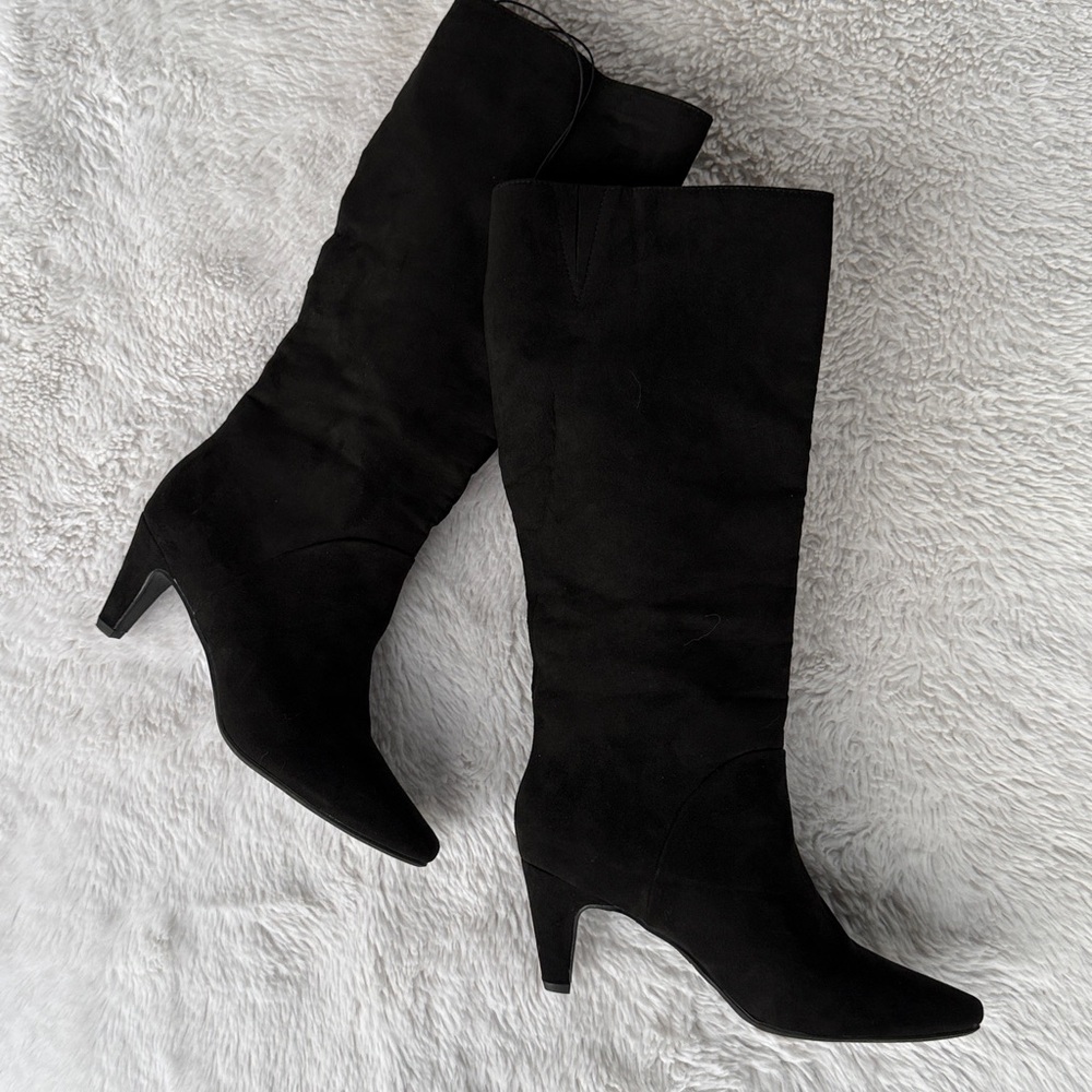 Seychelles Black Heeled Boots for Women